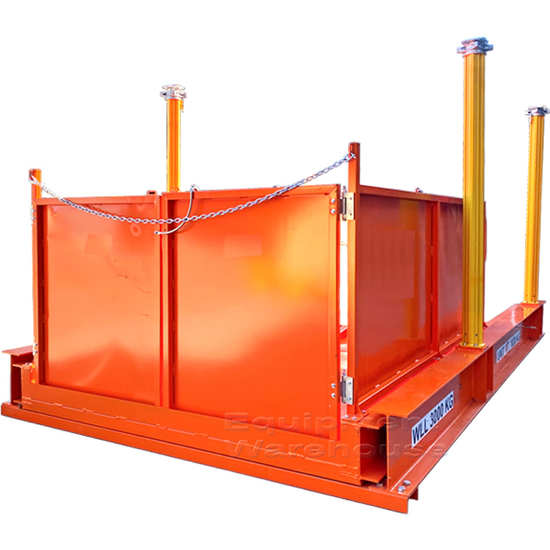 Retractable Crane Loading Deck 3000kg | Fork Extension Slippers