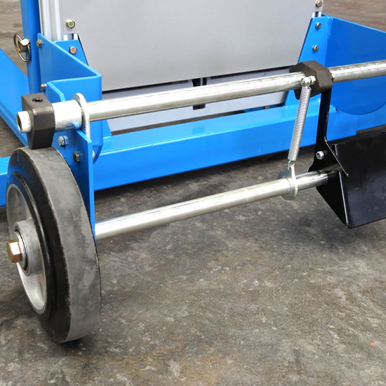Aluminium Hand Stacker Winch Lifter with Adjustable Leg | Fork ...
