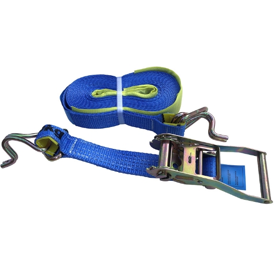 Picture of Bulk Quantity Heavy Ratchet Straps 5T 75mm x 12m - 12 Quantity